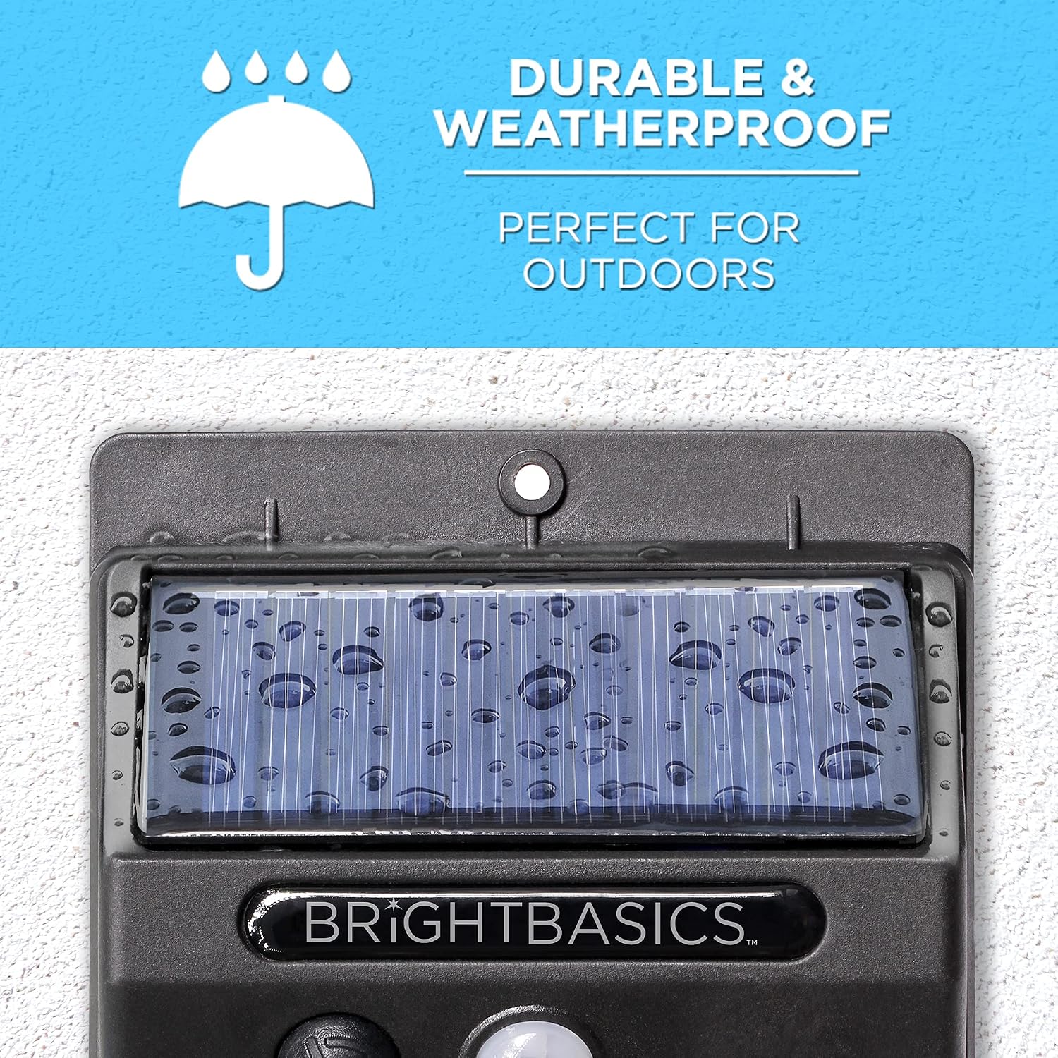 Aduro Sport Bright Basics Motion Sensor Outdoor Light Wireless LED Solar Outdoor Lights Waterproof Solar Security Light with Motion Sensor