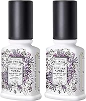 Poo~Pourri Before-You-Go Toilet Spray Lavender Vanilla 2-Pack, 4oz Total - Traps Odors Before They Escape