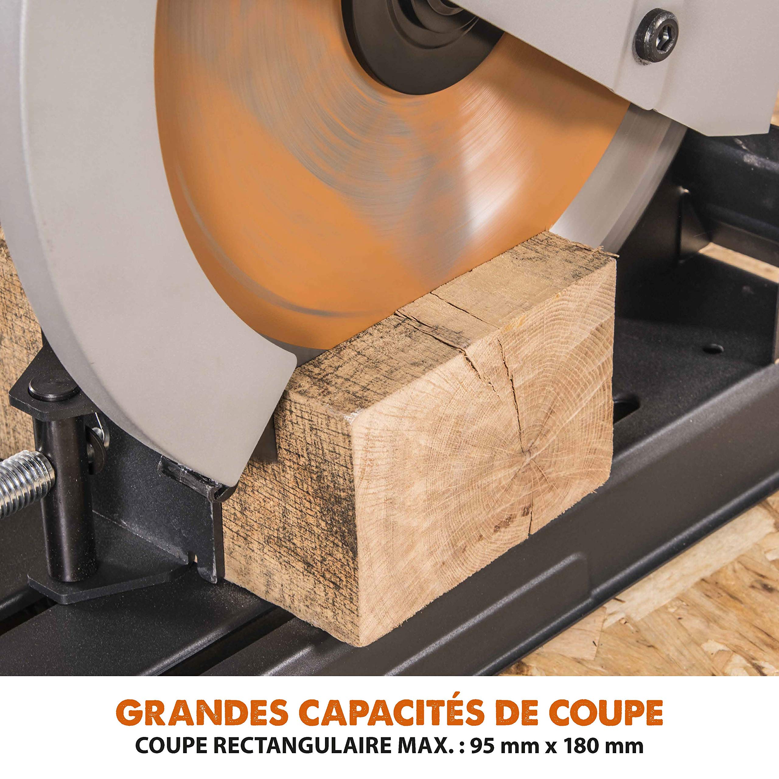 Evolution Power Tools R355CPS Scie À Tronçonner 355 mm Lame Circulaire Multi-Matériaux