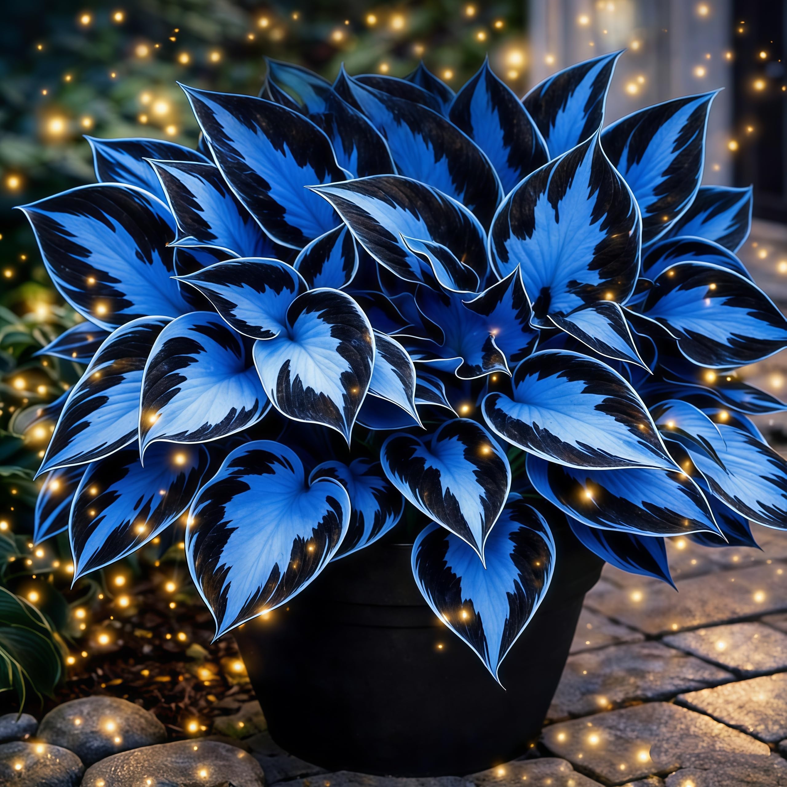 Hosta Bulbs for Planting, Hardy Perennial, Excellent Display, Mix Greening Flower, Natural Organic, Wedding, Balcony Garden-10 Bulbs-A