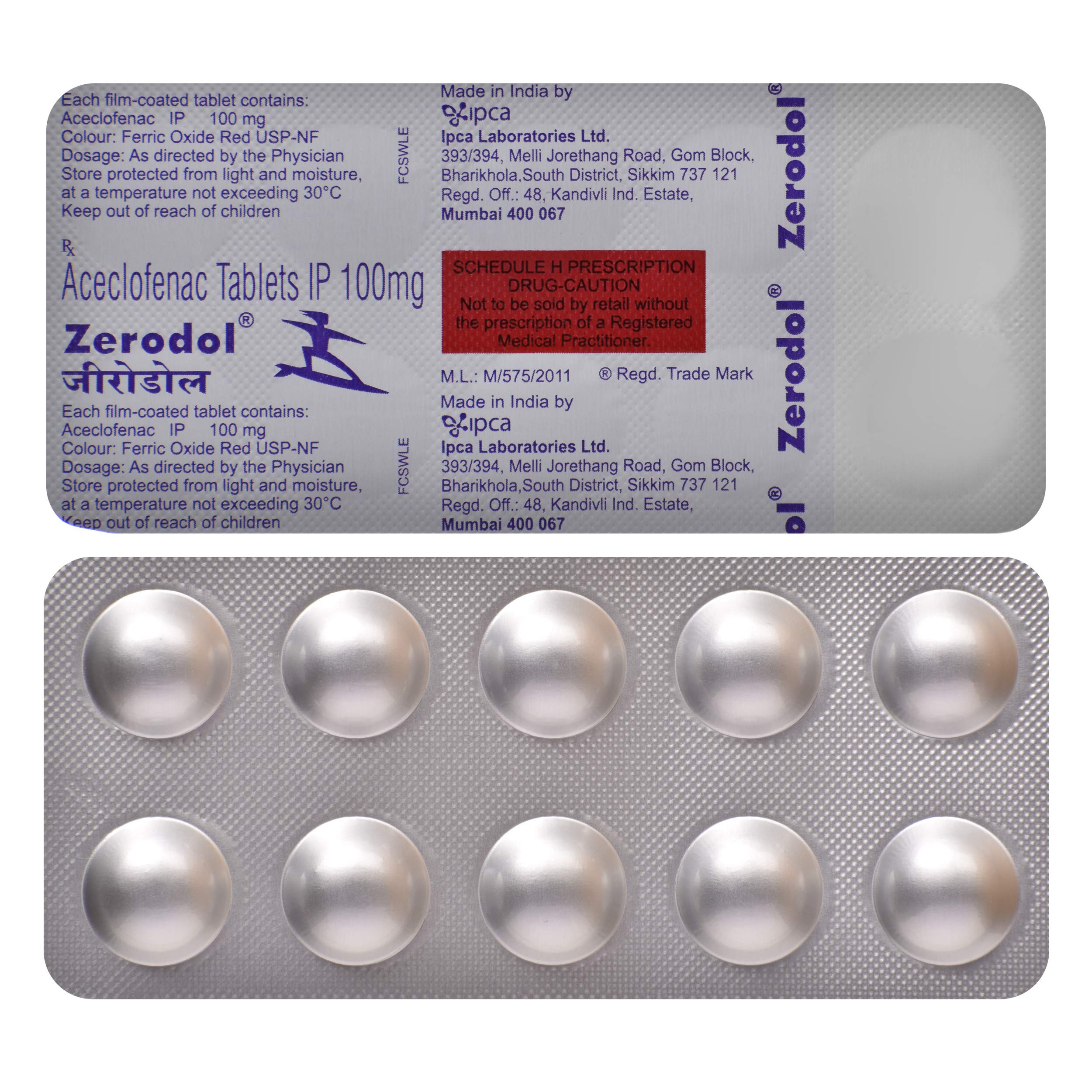 Zerodol - Strip of 10 Tablets