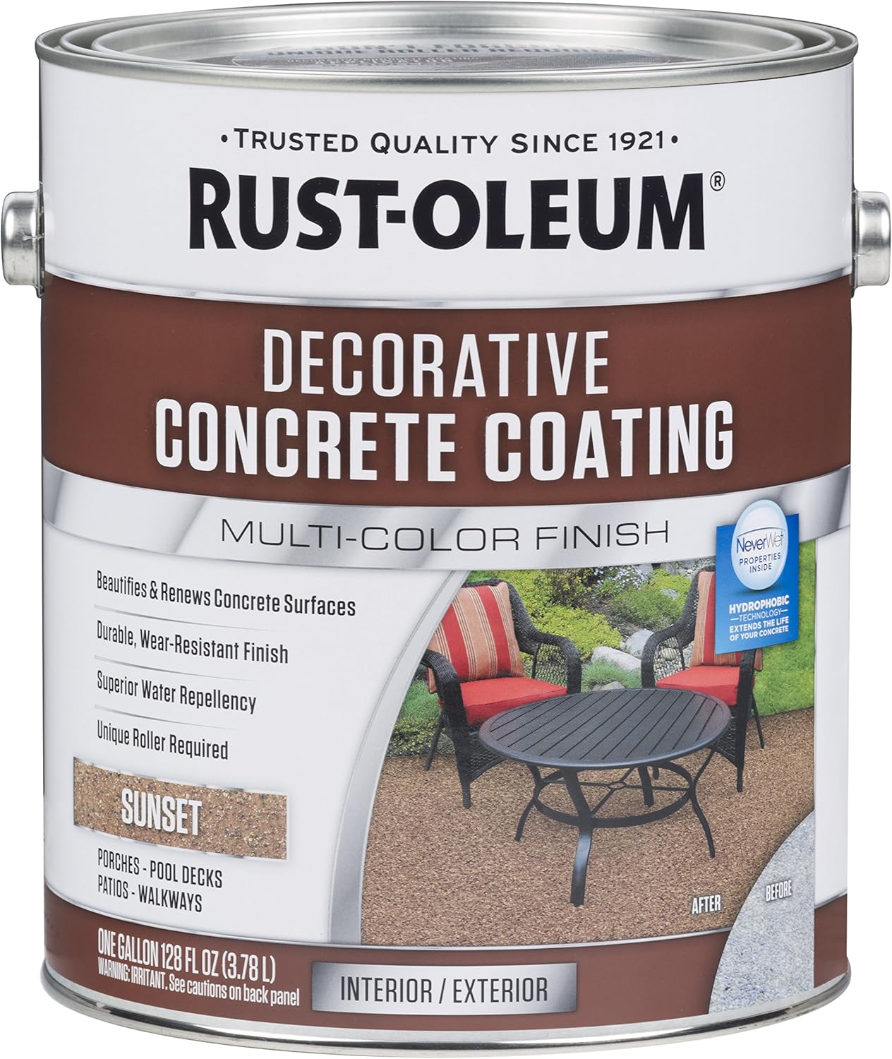 RustOleum 301303 Sunset Decorative Concrete Coating