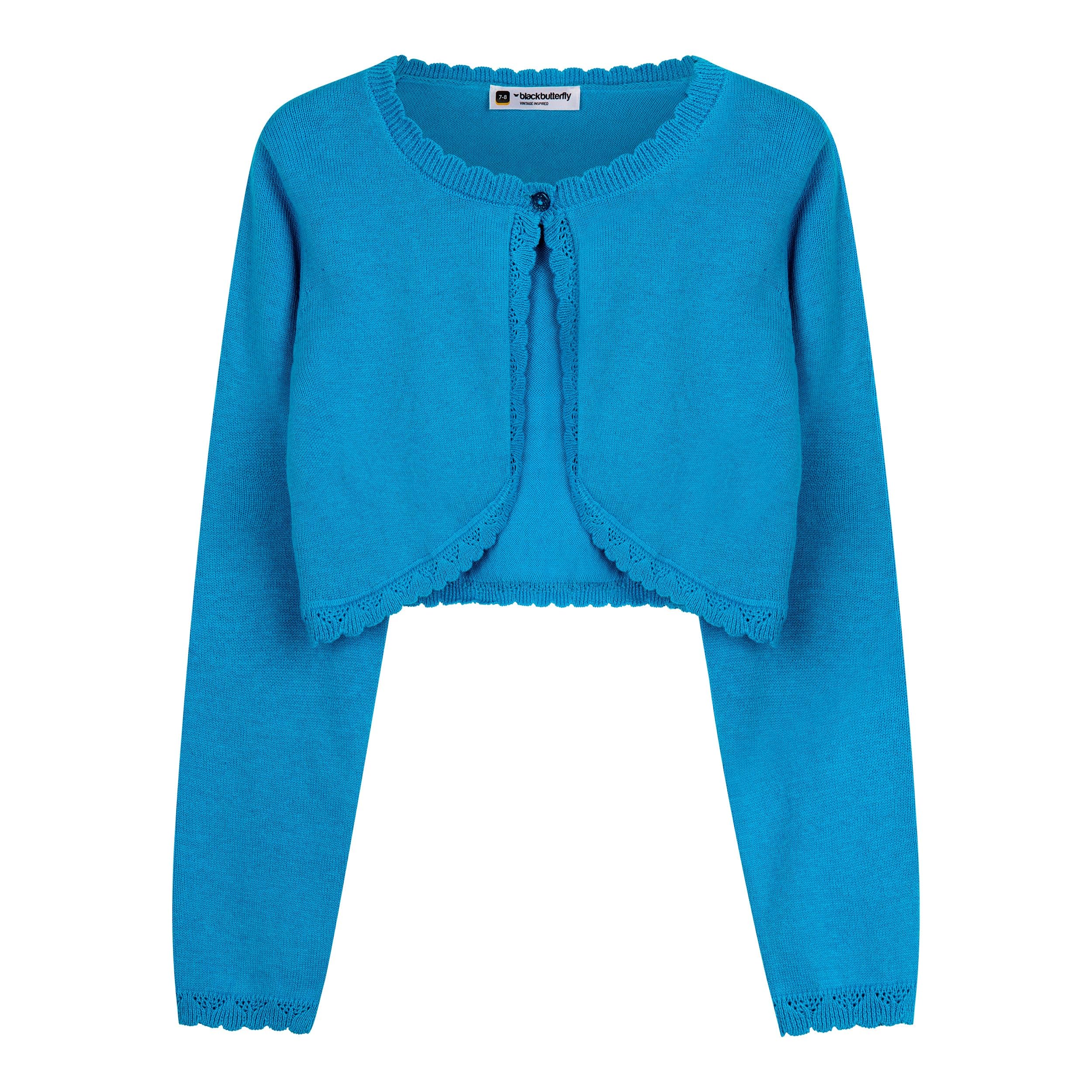 BlackButterfly Girls Long Sleeve Knit Bolero