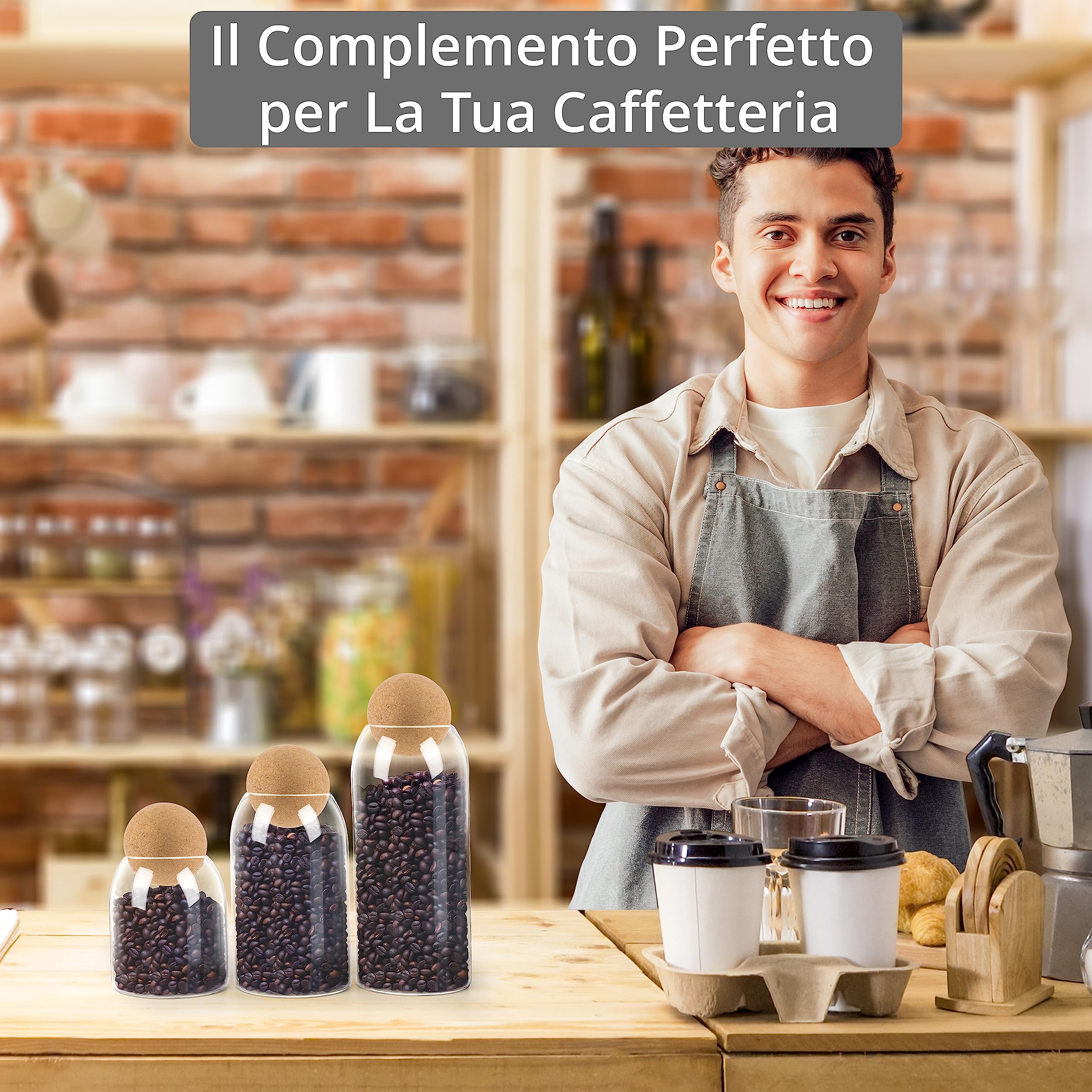 Barattoli Quadrati In Vetro Da 1 Gallone Con Coperchi Ermetici, Confezione Da 2 Barattoli Grandi In Vetro Per Sottaceti Per Fermentazione, Barattoli In Vetro Trasparente Per Farina, Biscotti