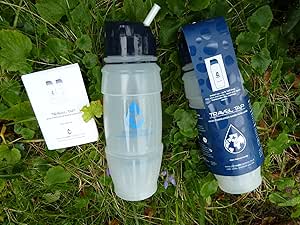 drinksafe-systems NEW 2019 Travel Tap 'Flip Spout ' 800ml pure water filter bottle - 1600 litres