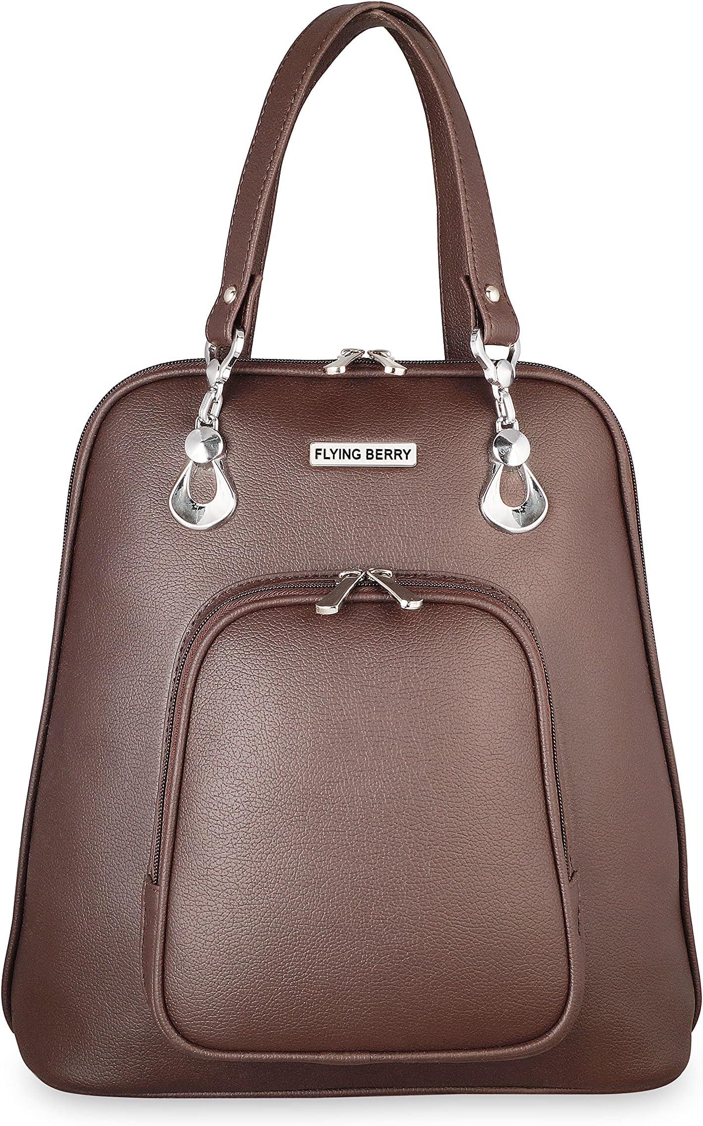 Women's Fashion Backpack with Shoulder Adjustable Strap Stylish Vegan Leather Brown Backpack for Women & Girls | Multipurpose Travel, Office, College, Bag for Women