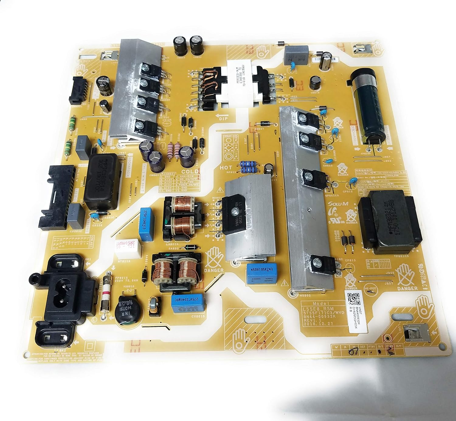 Carte Mère TV Samsung BN44-00932K - Compatible UN55RU8000, UE55RU8000, UA55RU8000... - Remplacement