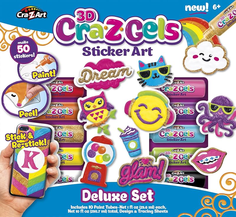 CRA-Z-Gels 3D Deluxe Set DIY Sticker Kit