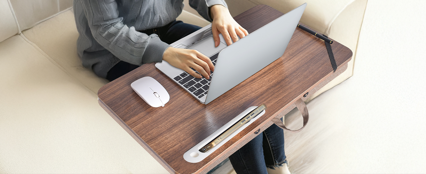 Amazon.com: wishacc Lap Desk 24 inches Extra Large - Versatile and