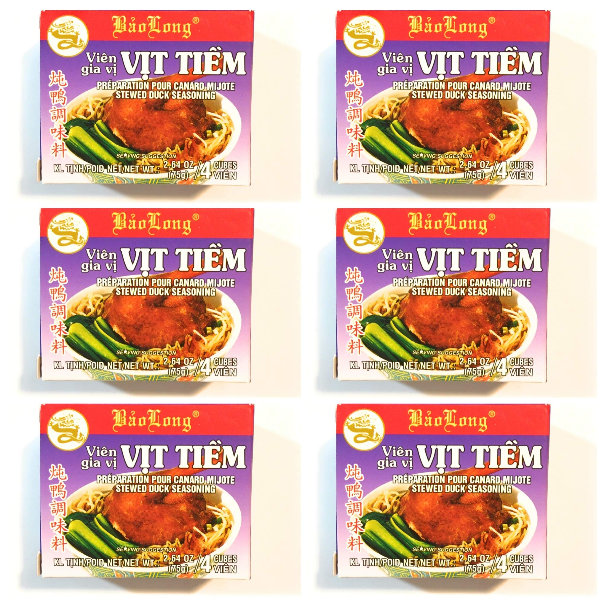 Bao LongMini Stewed Duck Seasoning 2.64 Oz(6 Pack)炖鴨调味料