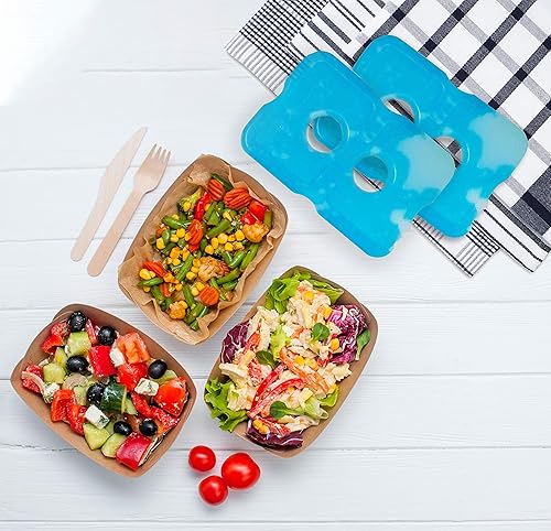 Miniatura 31 de Healthy Packers Paquetes de hielo para loncheras y enfriadores - Paquetes de congelador - Paquete fresco original Accesorios para enfriar