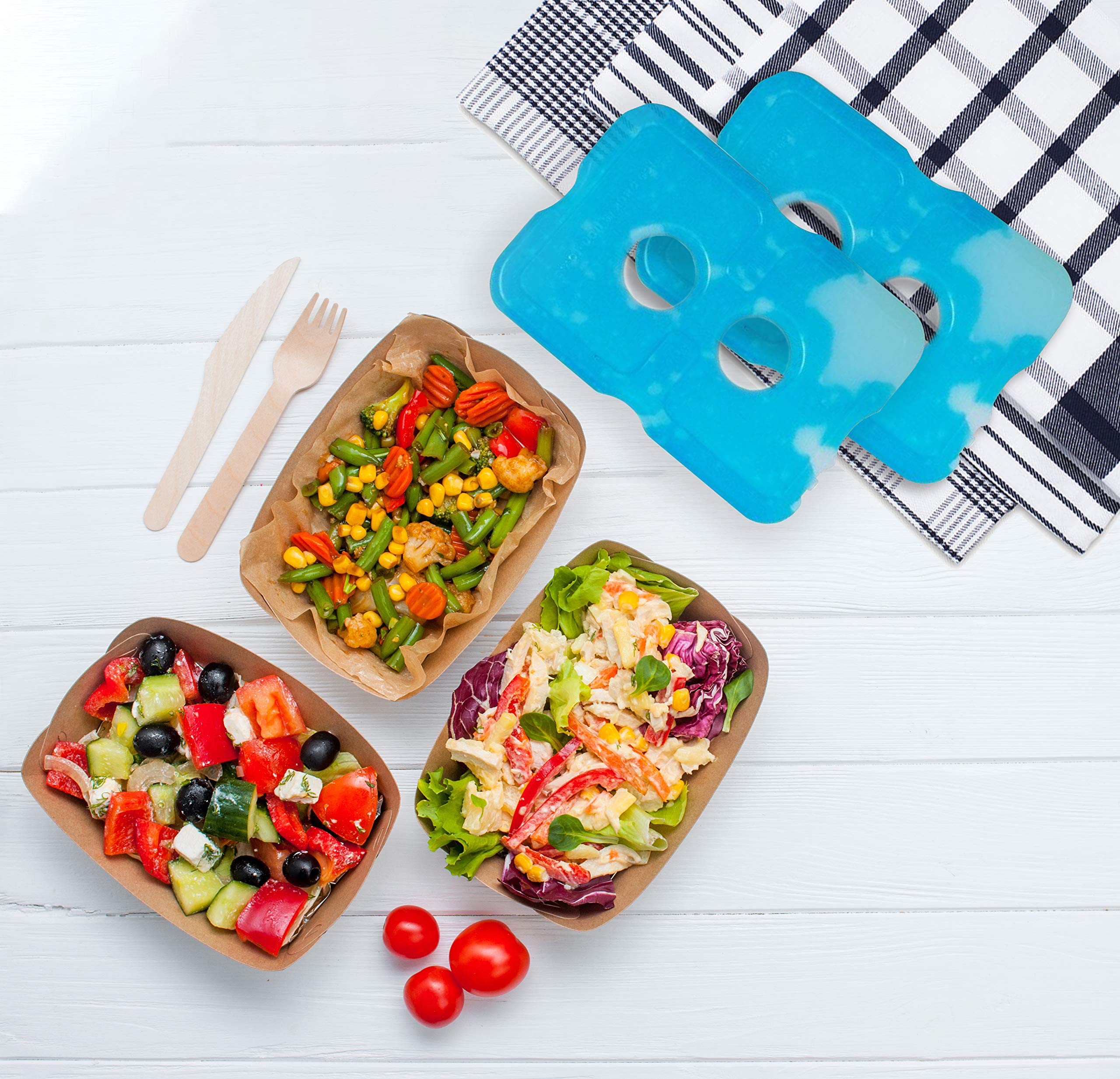 Buy Ice Packs for Lunch Bags Original Cool Pack Slim & LongLasting