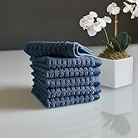 Vista 14 de DKNY Toallas 100% algodón de secado rápido, paquete de 6 paños de 12 x 12, musgo