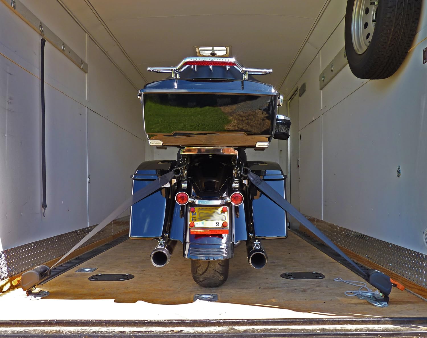 Lock N Load BK202 Black 6' Webbing Length Retractable Ratchet Tie Down, 2 Pack