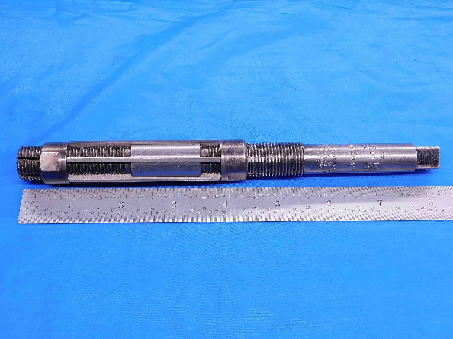 CRITCHLEY 27/32-15/16 OD Carbon Steel Adjustable Reamer 6 FL G Angle Blades - AB0461AG3