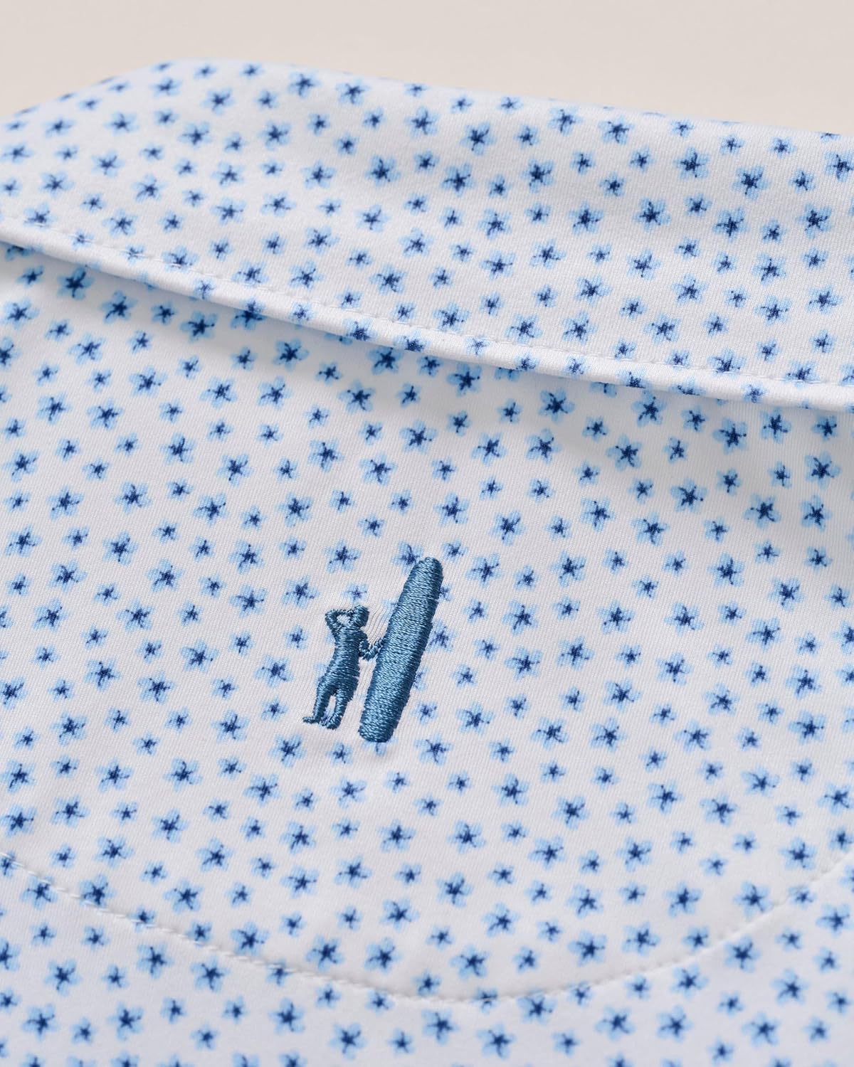 johnnie-O Featherweight Performance Polo - Plumeria