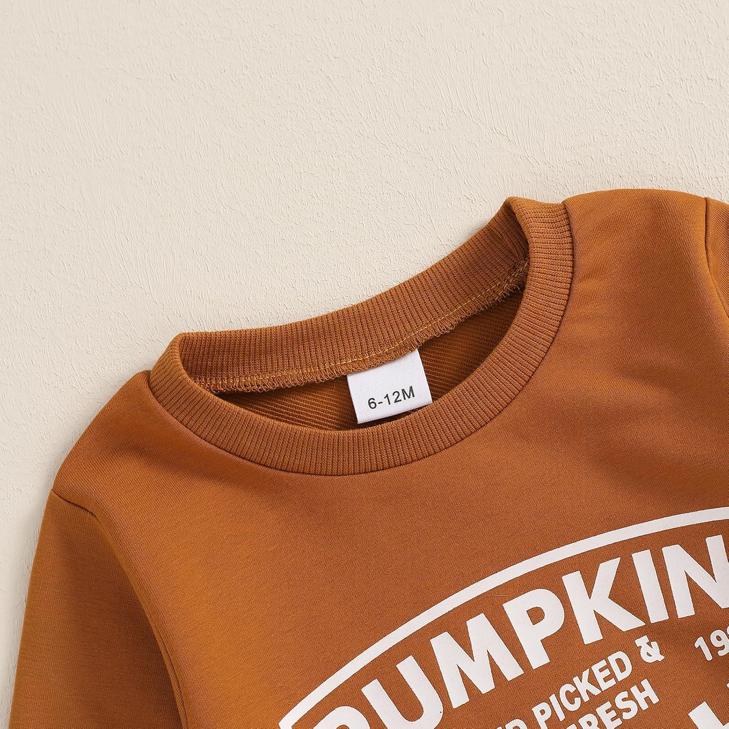 Toddler Baby Boy Girl Halloween Outfit Pumpkin Sweatshirts Long Sleeve Letter Print Shirt Sweater Tops Fall Clothes