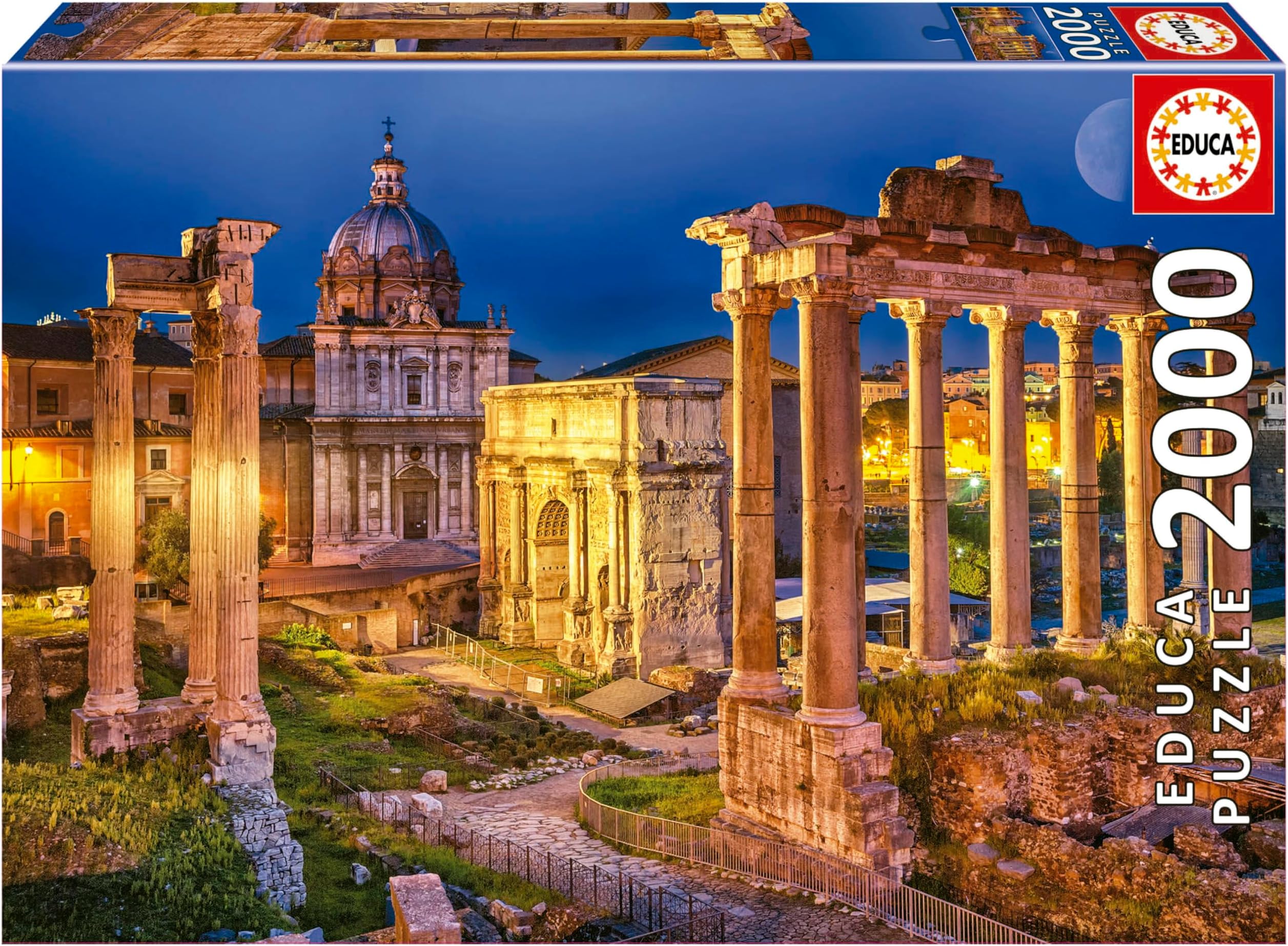 Educa Roman Forum Puzzle 2000-Pieces, Multicolor