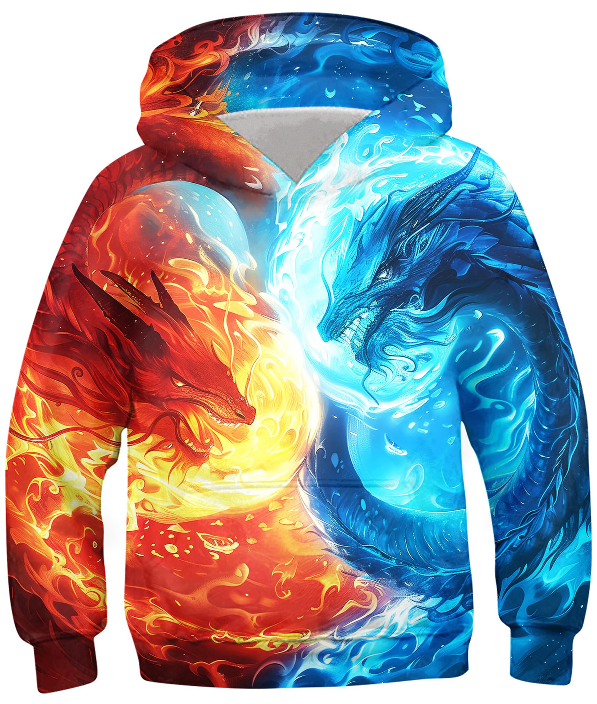 Ahegao Boys Hoodies 6-16 Years Boy Cool Sweatshirts for Kid 3D Prints Pullover