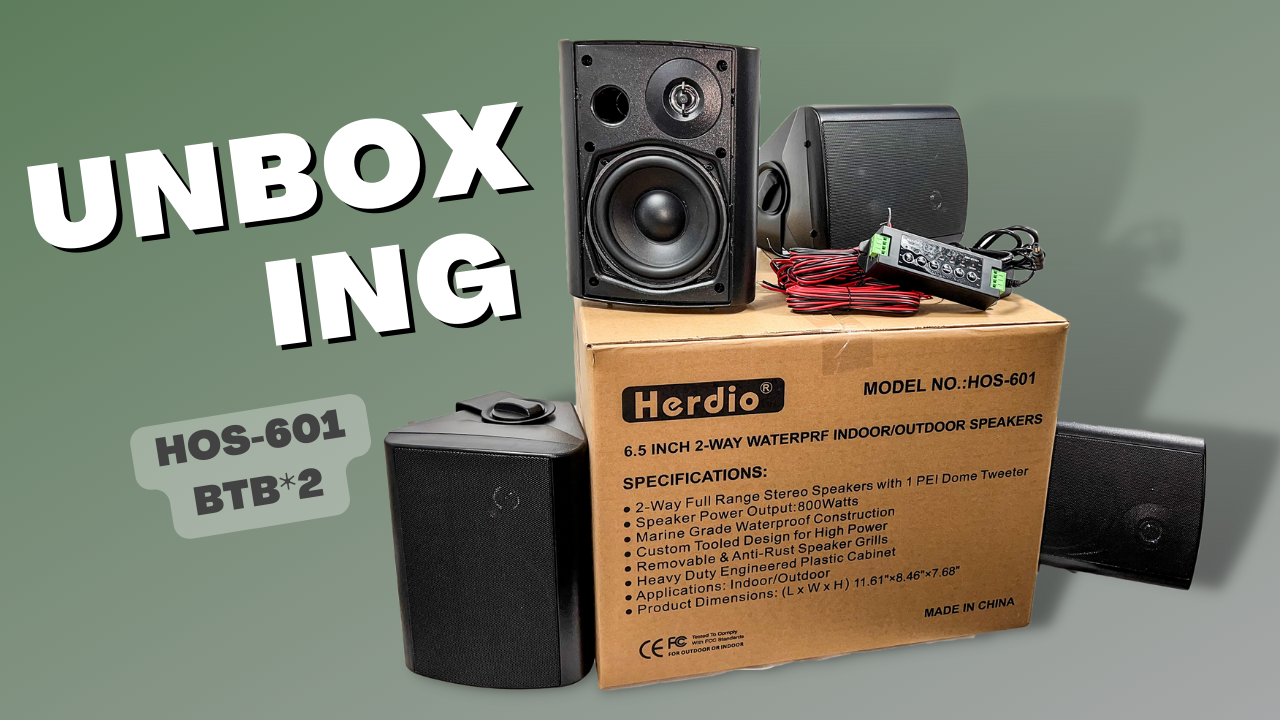herdioブルートゥース6.5インチ２ウェイフルレンジステレサウンド Amazon.com: Herdio 6.5 inch 800W Outdoor Bluetooth Speakers