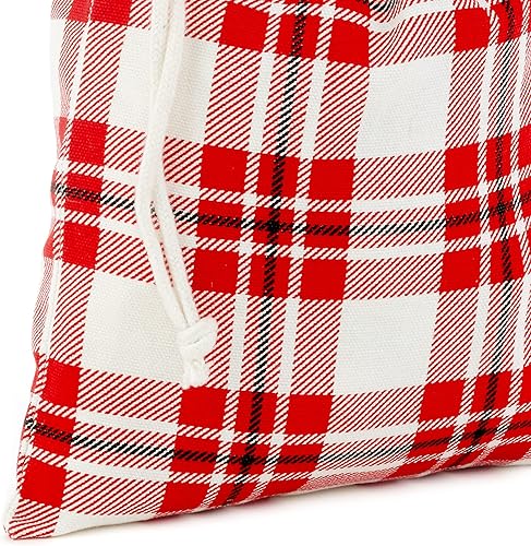 Miniatura 10 de Hallmark Set de bolsa de regalo de Navidad con jareta con cordón