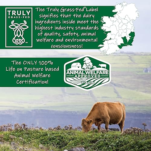 Miniatura 5 de A Greener World - Aislamiento en polvo de proteína de suero alimentado con hierba, sin sabor, sin azúcar, certificado toda la vida en pastos por A