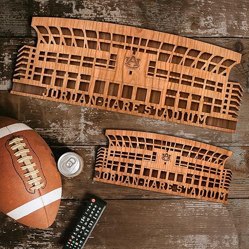 Miniatura 2 de Jordan-Hare Stadium - Arte de pared de Auburn University Tigers, regalos de decoración de fútbol de la NCAA para papá, cueva de hombre, bar, sala de