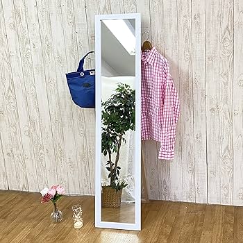 【新品】全身鏡 白 スタンドミラー 飛散防止 地震対策 HDフィルム スタンド付 Amazon.co.jp: 姿見鏡 フック 付き スタンドミラー全身 鏡 姿見