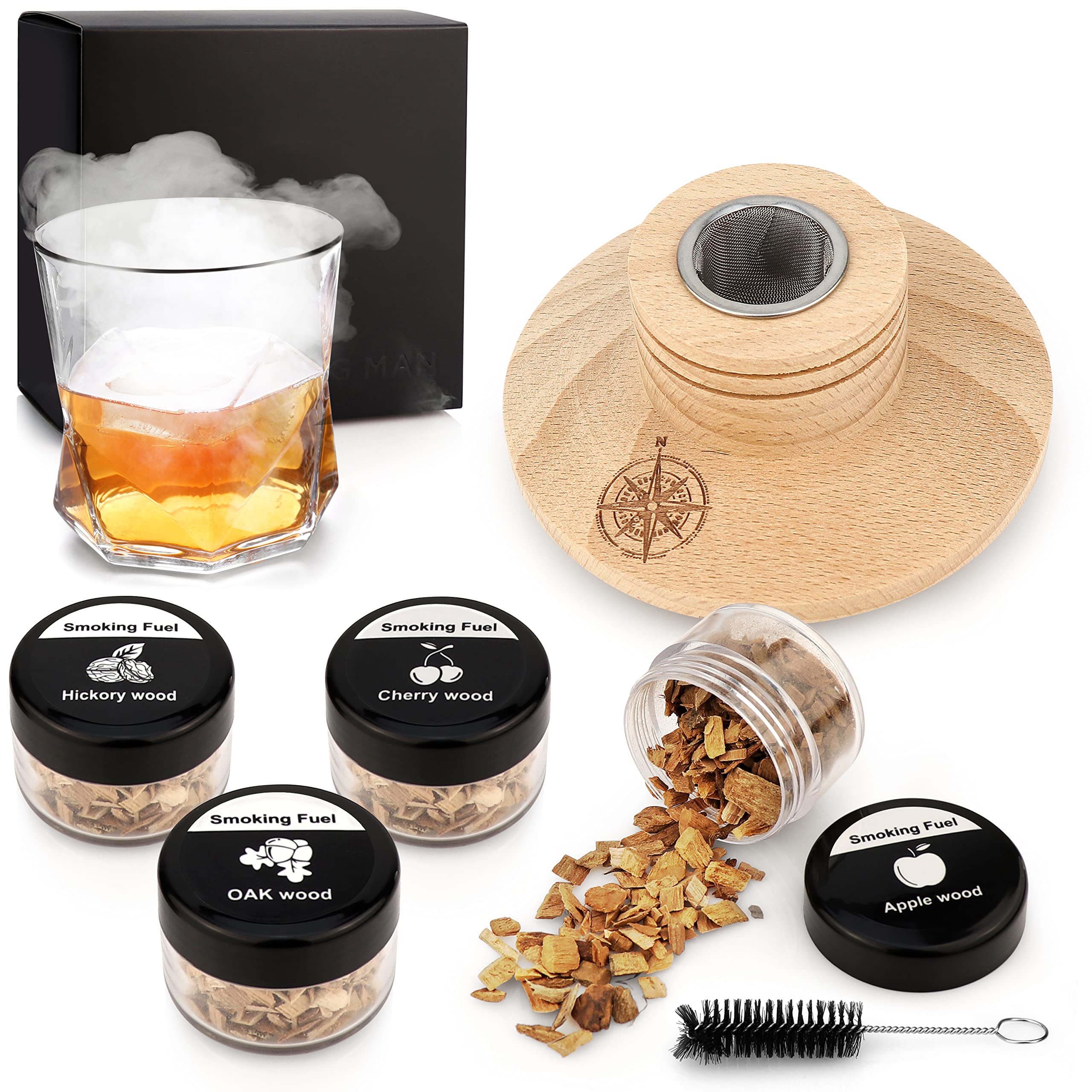 Buy The Calling Man Smoke Top Cocktail Smoker Kit & Cherry Oak Wood