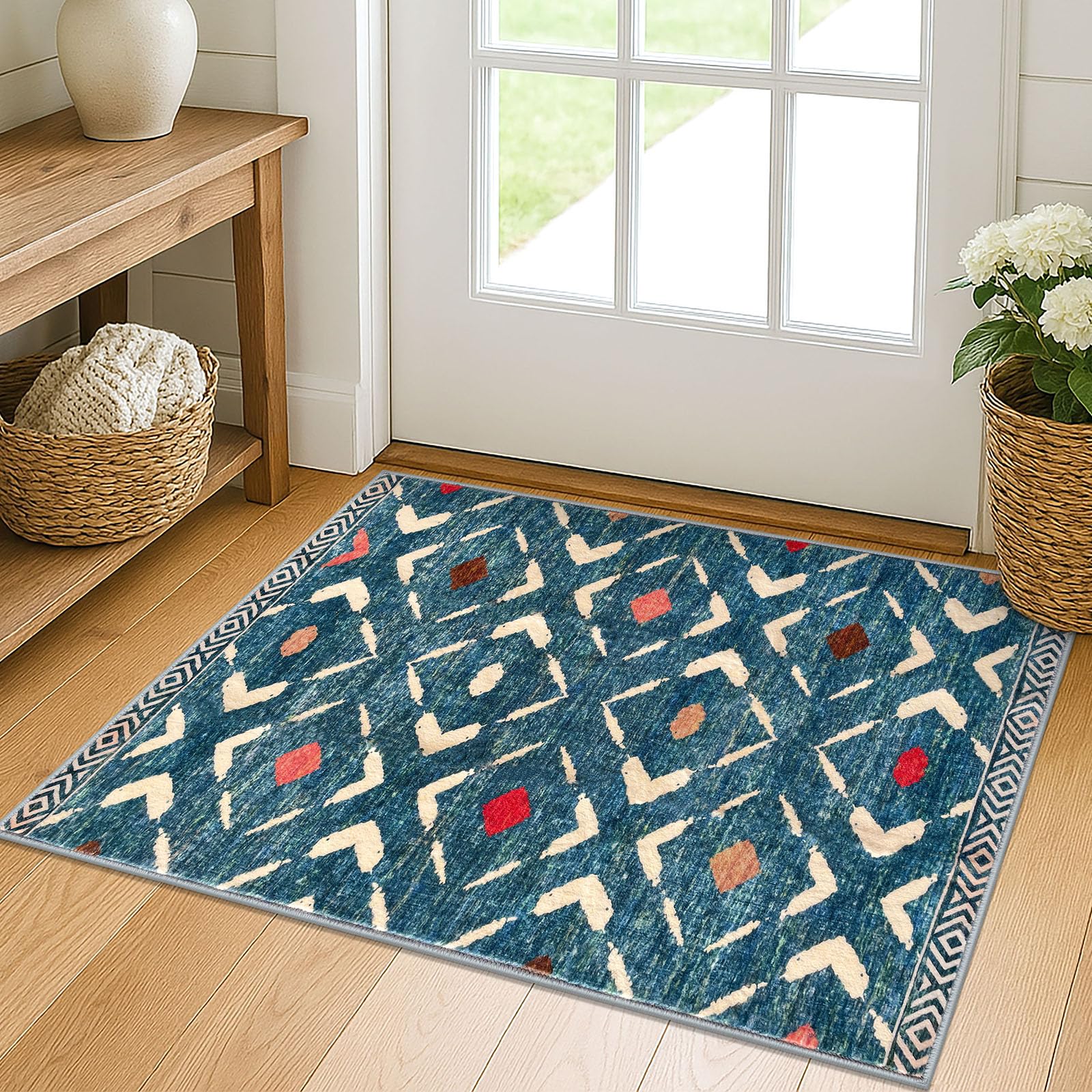 Amazon.com: KILOCOCO Small Rug 2'x3' Entryway Rug Washable Indoor