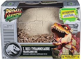 Primal Hatch Dino Rising - Figura Jurassic Dinosaurio Interactivo: Incuba y Entrena a tu Bebé Tiranosaurio Rex, con +100...