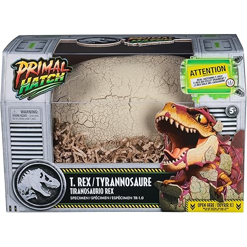 Jurassic World Interactive Toy Dinosaur & Egg, Hatch & Train Your own Baby Dino with 100+ Sounds & Reactions, Kids Toys for Boys & Girls Aged 5 & Up