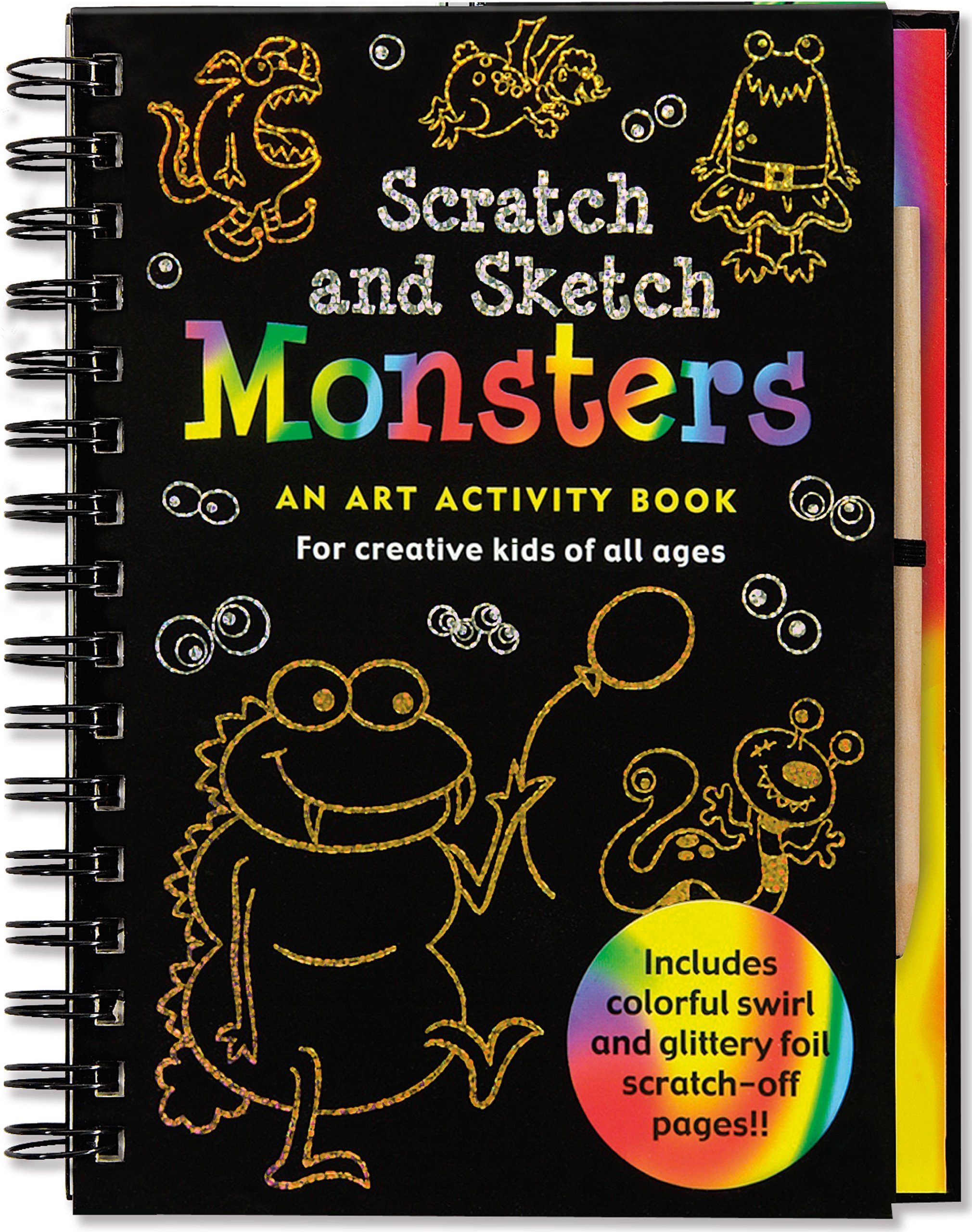 Monsters Scratch & Sketch: An Art Activity Book: for Creative Kids of All Ages