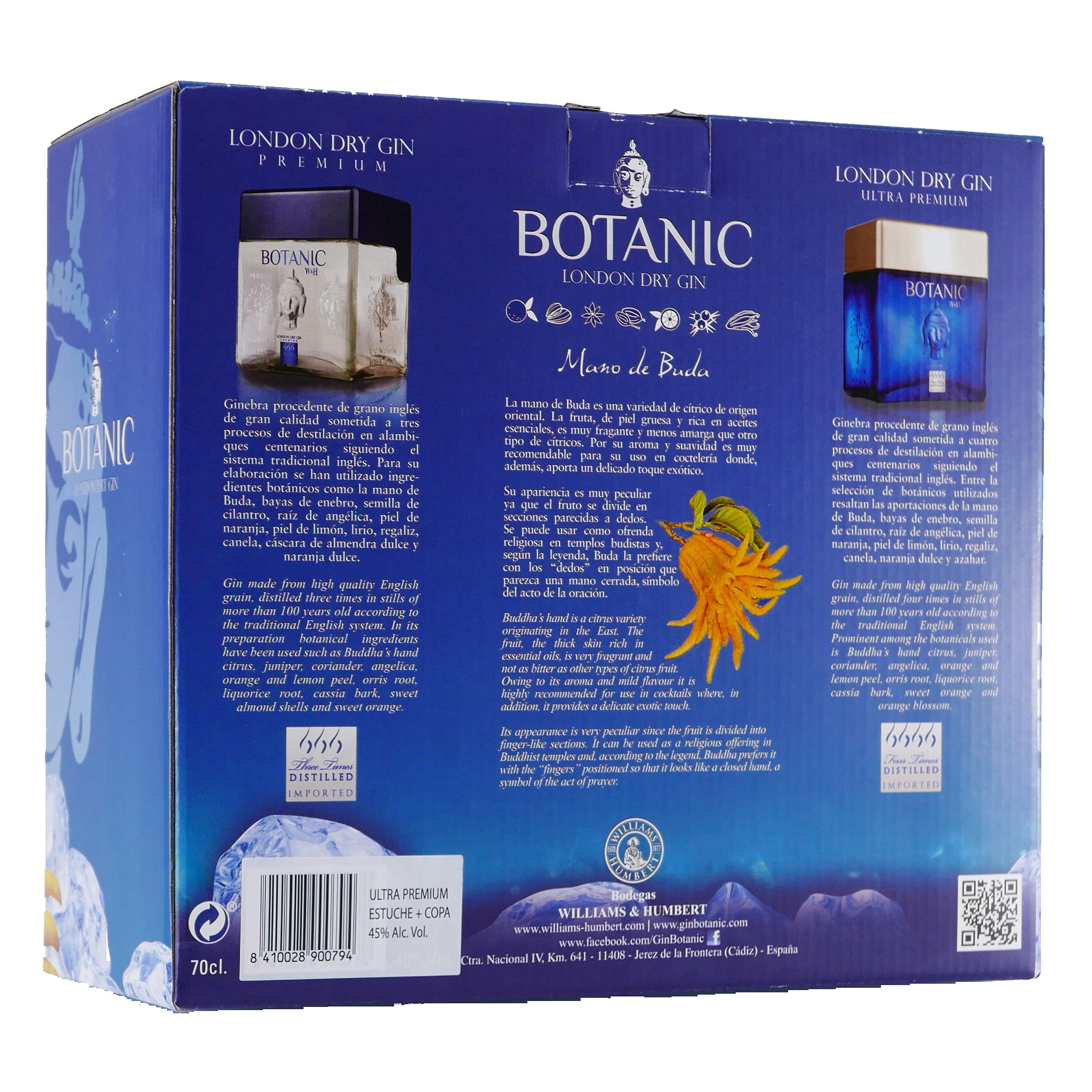 Cubical Cubical Ultra Premium London Dry Gin 45% Vol. 0,7L In Giftbox With Glass - 700 ml