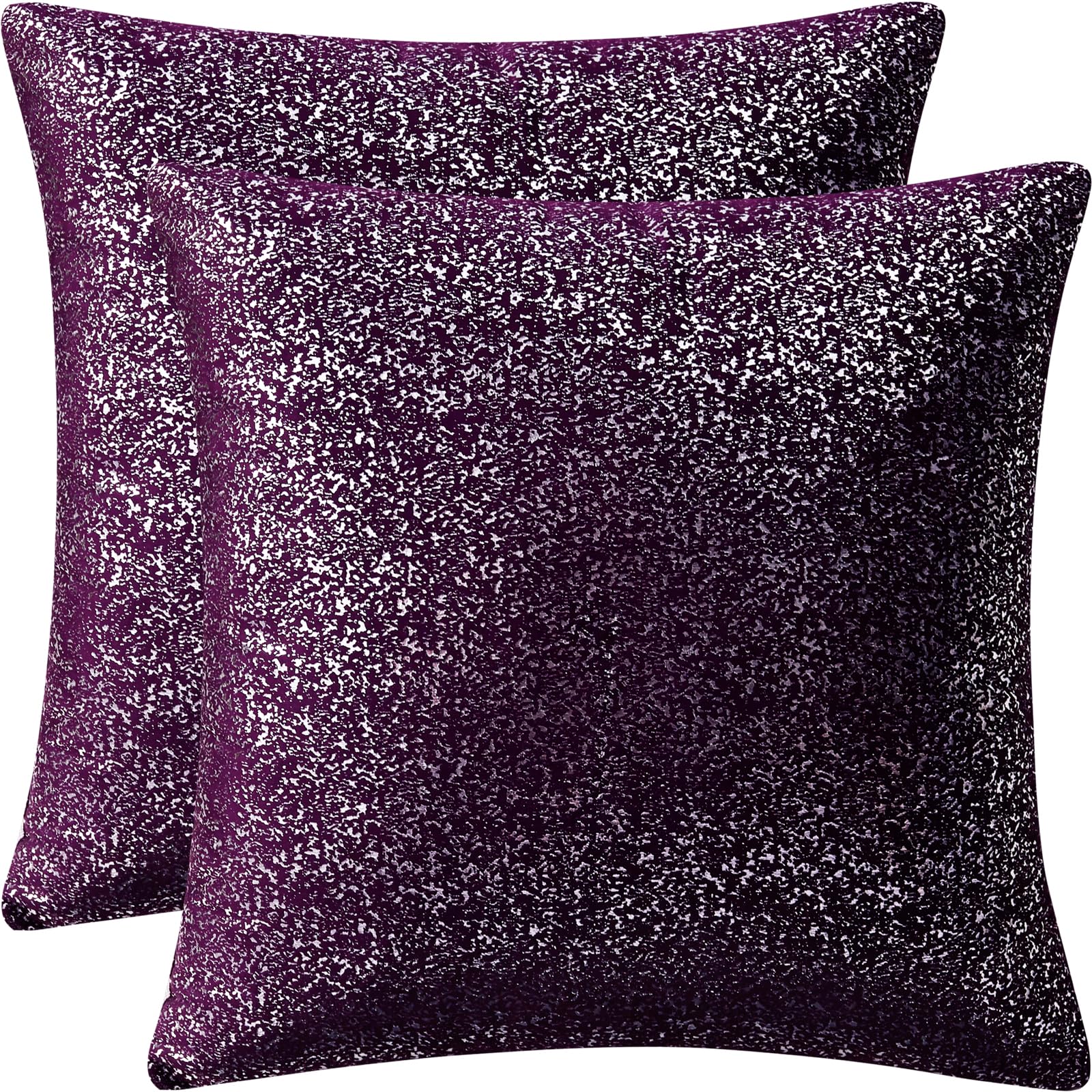 Purple Sequin Decorative Pillows Mosaic In Pink, Red, Purple Throw