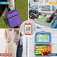 Vista 29 de Healthy Packers Cool Pack, Slim Long-Lasting Ice Packs - Great for Coolers or Lunch Box