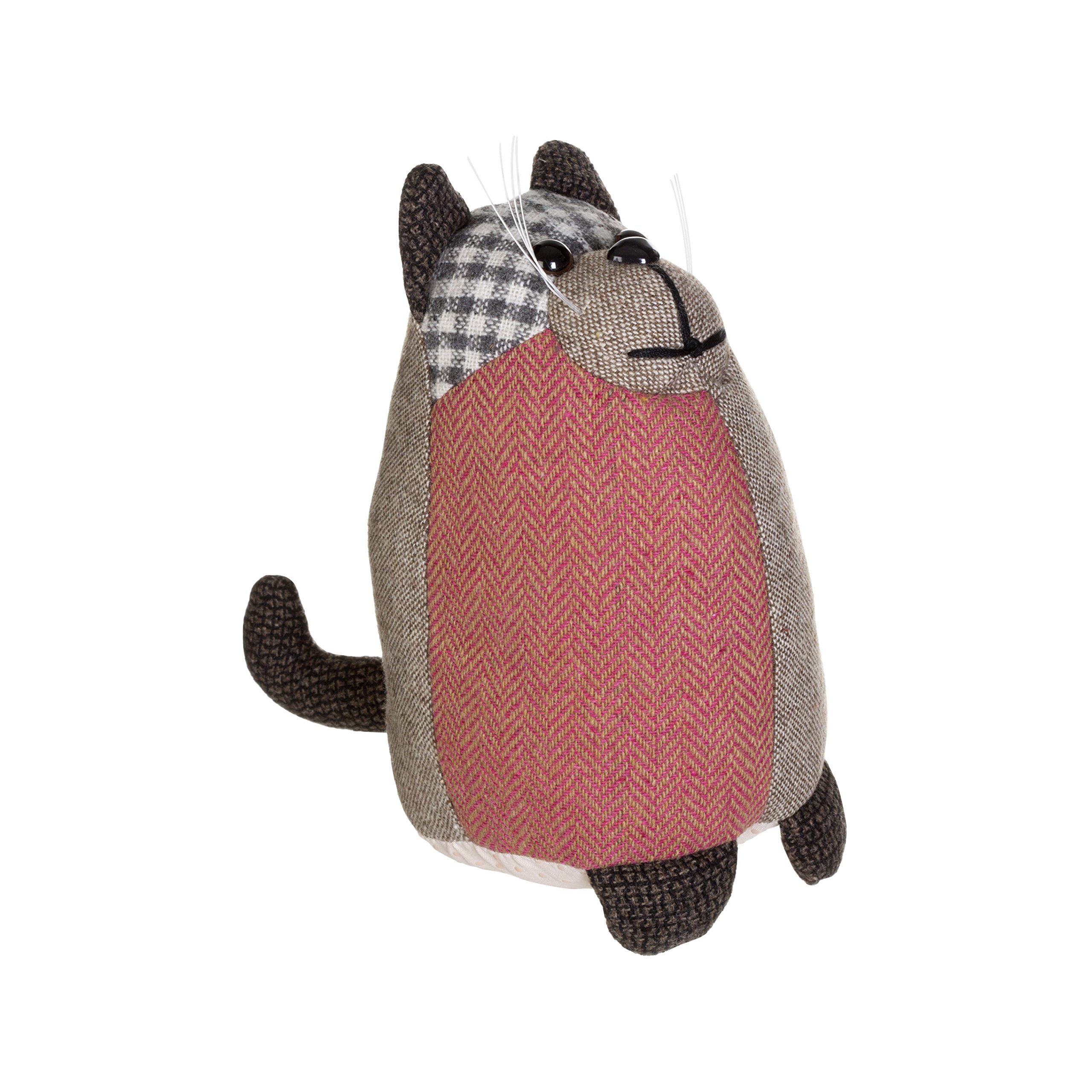 Premier Housewares Heritage Small Cat Door Stop Brown
