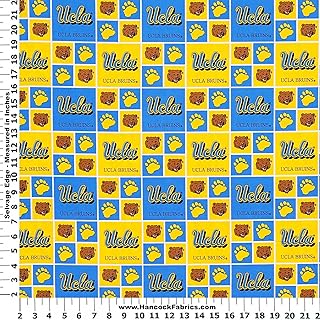 Official Cotton UCLA Bruins College Team Sports Fabric Print