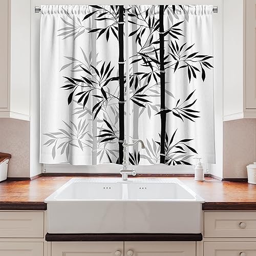 Miniatura 2 de Ambesonne - Paneles de cortina multicolor para cocina