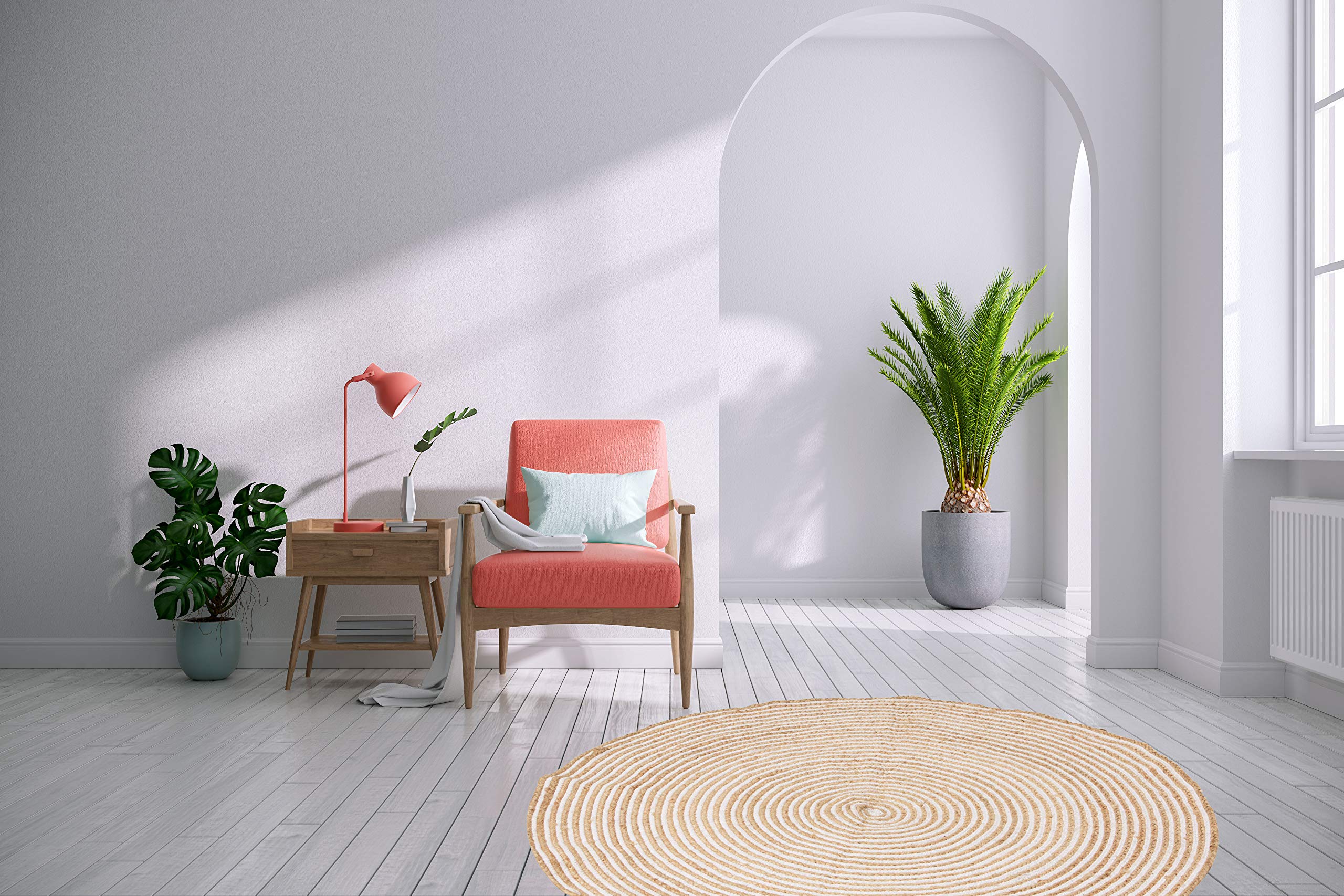 Tapis Rond en Jute Rocio 150 cm