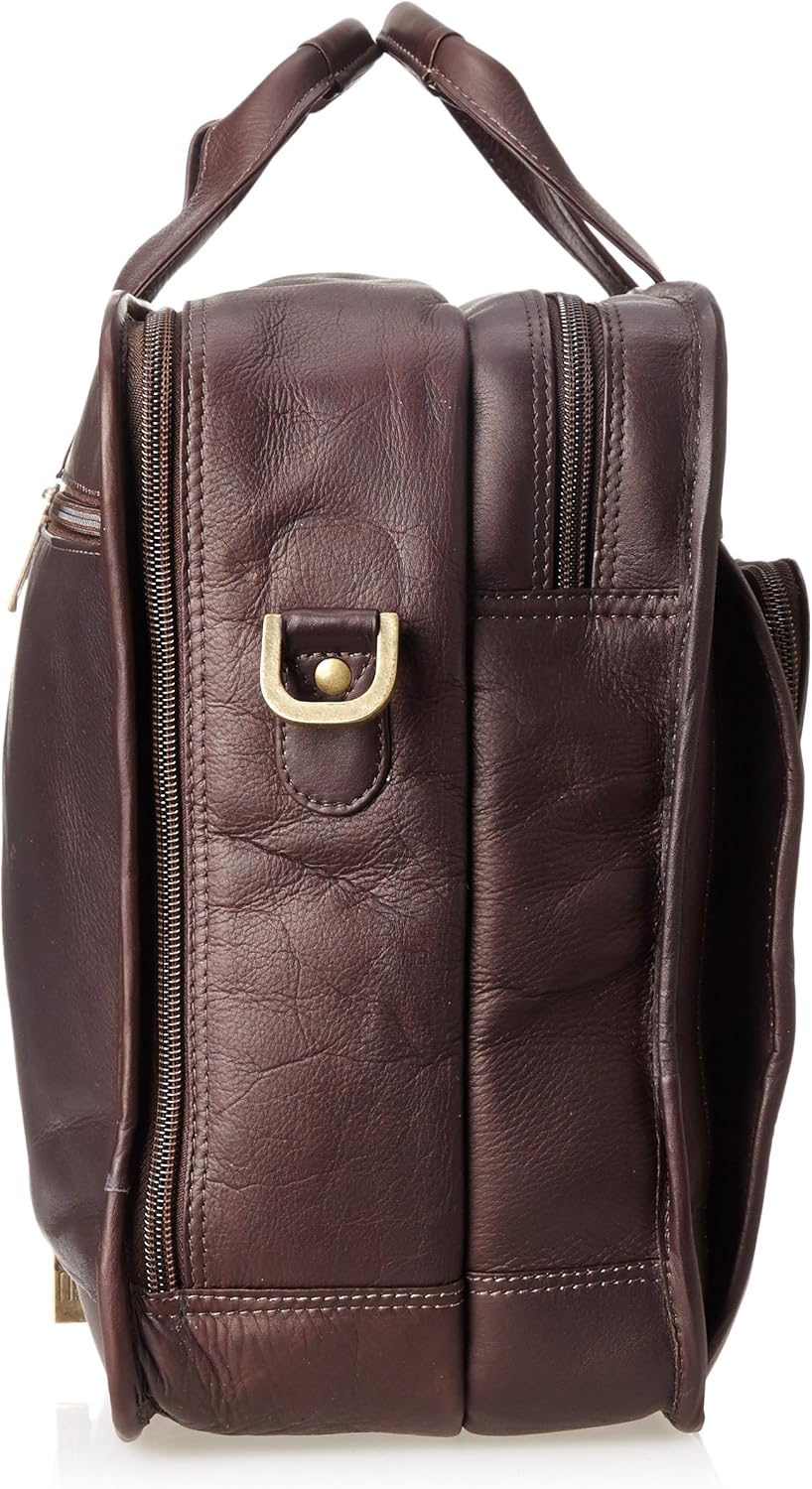 Claire Chase Executive Computer Briefcase, Cafe, One Size