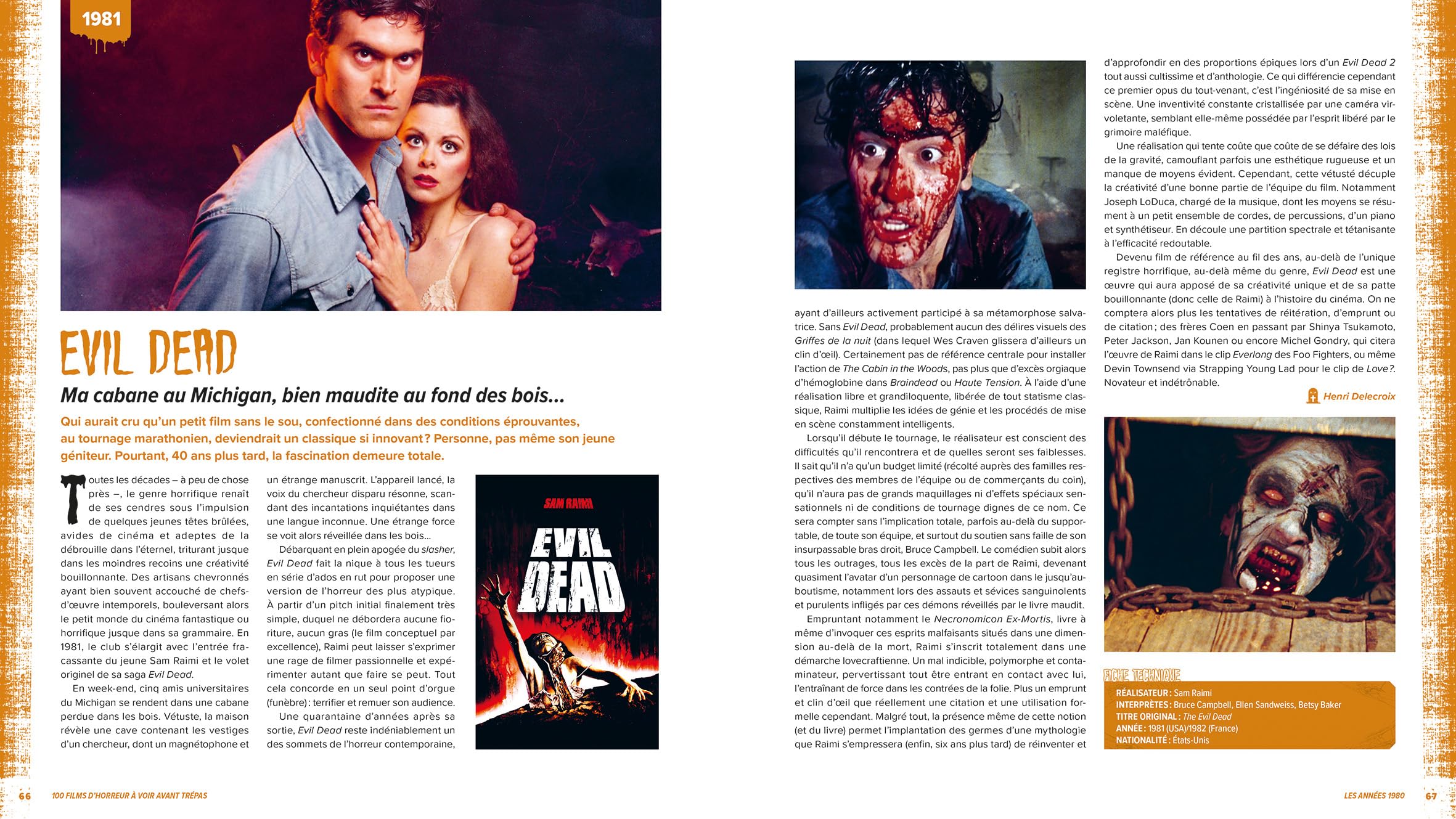 100 films d'horreur