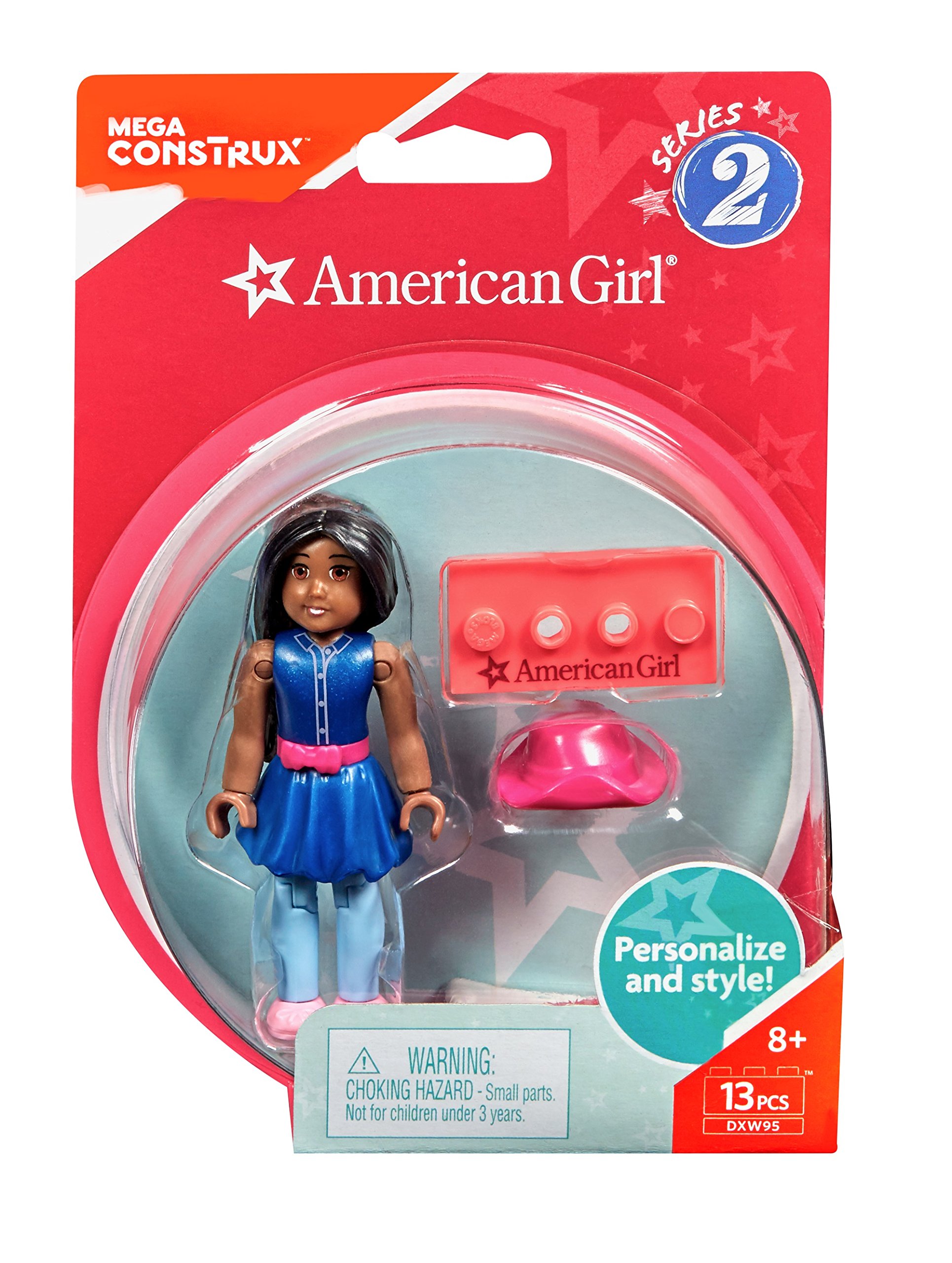 Mega Bloks American Girl - Figura da collezione Spring Denim Dream