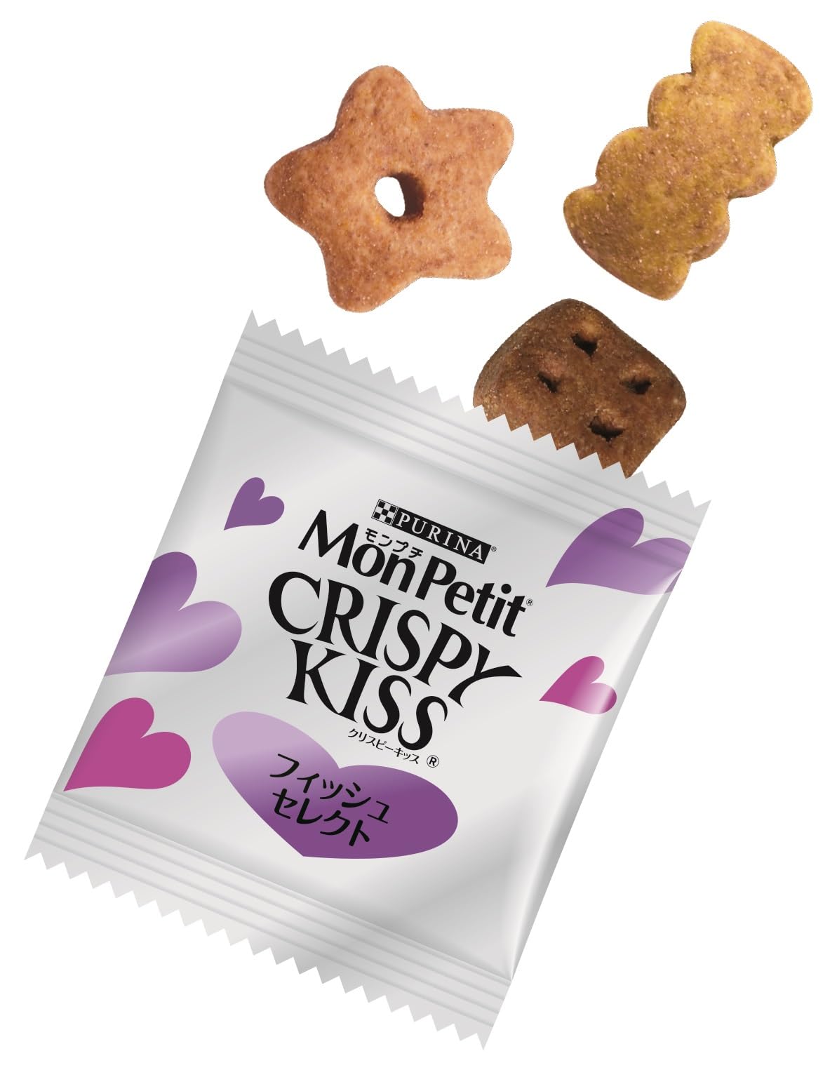 Amazon.co.jp: モンプチ クリスピーキッス おやつ バラエティパック 4