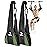 DMoose Fitness Hanging Ab Straps for Pull Up Bar & Core Strength Training - Exercise Straps for Ab Swing & Leg Raises, Hang Bar Strap with 2 Steel Carabiners - Abs Equipment for Home (Military Green)