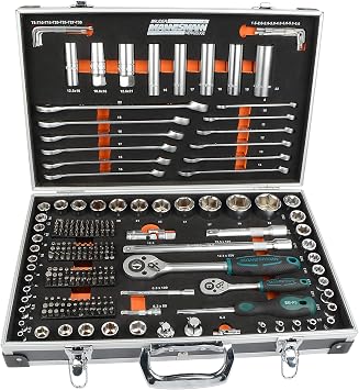 Brüder Mannesmann Tools M98432 Socket Wrench Set 232 Pieces