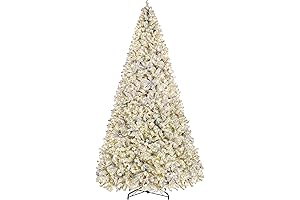 Yaheetech 12 Ft Christmas Trees Prelit Warm White Lights