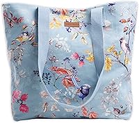 Vista 38 de Maison d' Hermine - Bolsa de lona de algodón reutilizable para mujeres, con asa para el hombro, bolsas a granel para compras y viajes