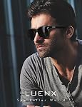 LUENX Polarized Sunglasses for Men Women Square Frame - UV 400 Protection 54MM