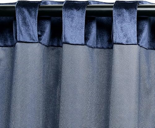 Vista 28 de Exclusive Home Velvet - Par de paneles de cortinas pesadas filtrantes de luz con ojales, 54 x 96 pulgadas, azul pizarra